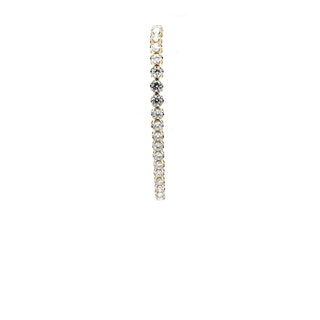 10K Yellow Lab Grown 5.00cttw Round Brilliant Cut Diamond Tennis Bracelet