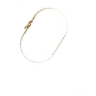 10K Yellow Lab Grown 5.00cttw Round Brilliant Cut Diamond Tennis Bracelet