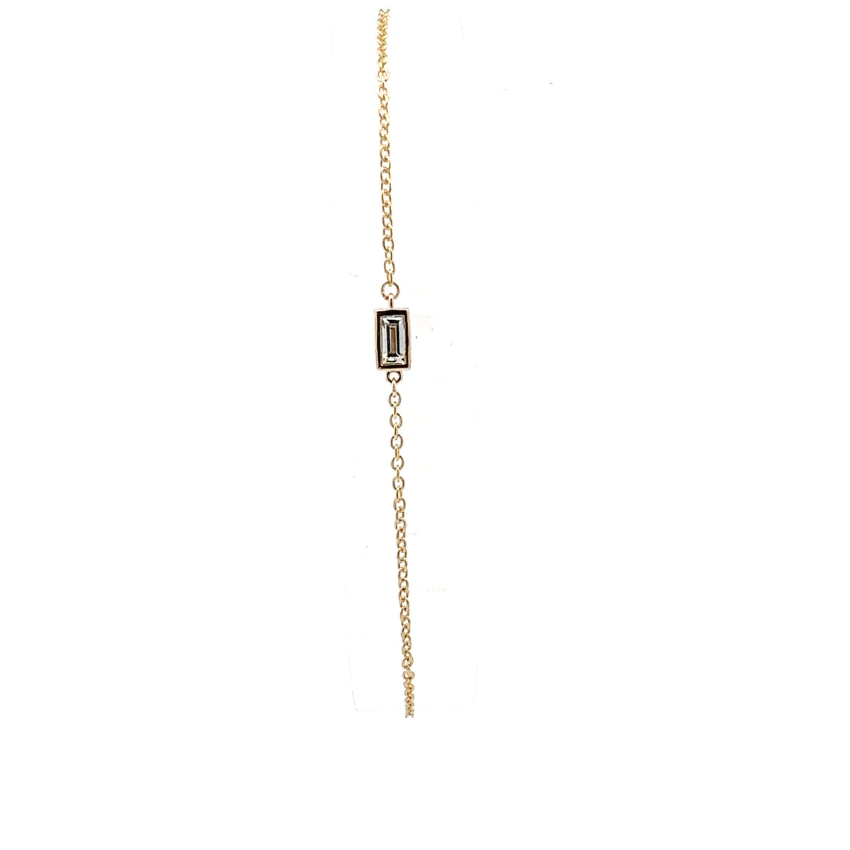 10K Gold Lab Grown Diamond reversible Motif Bracelet