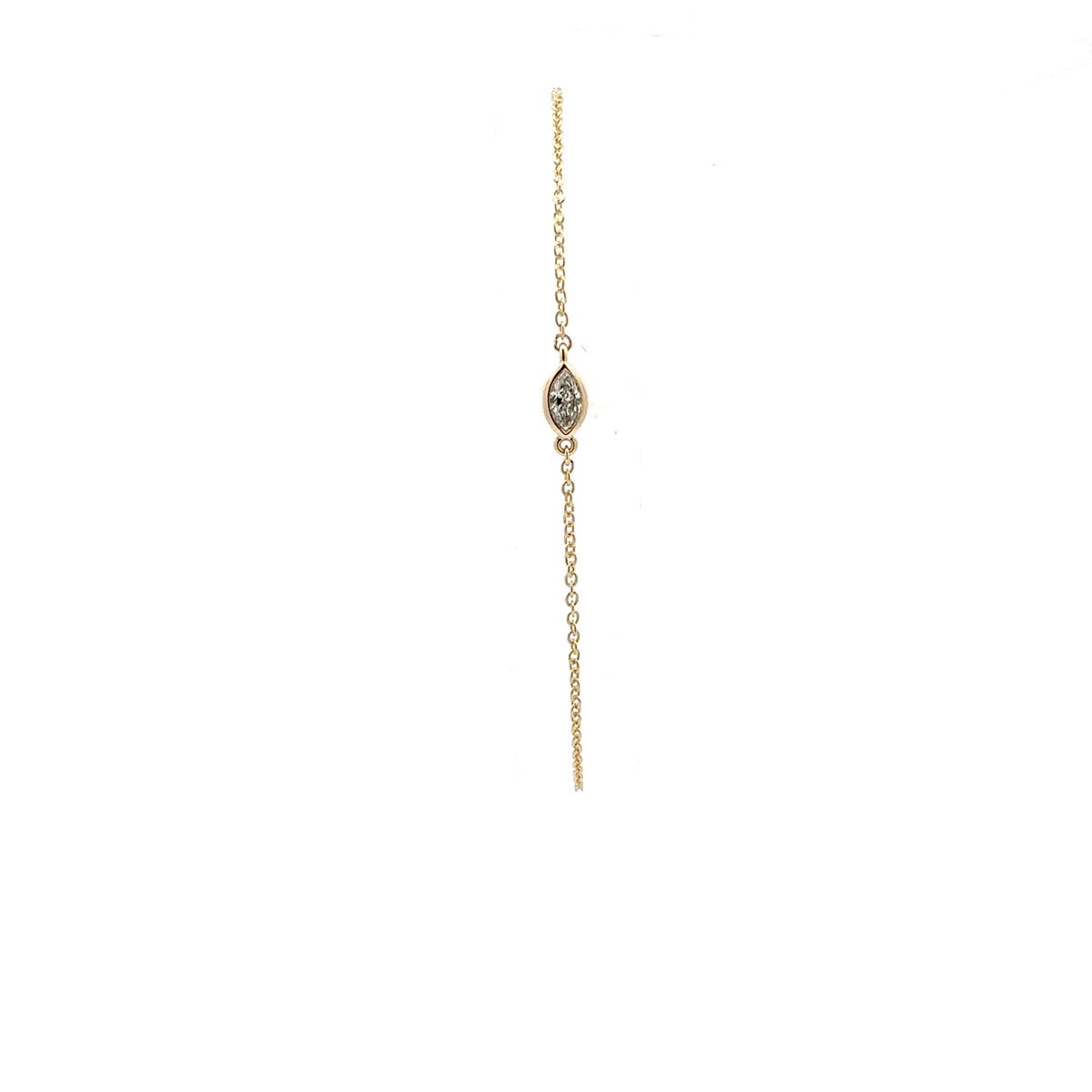 10K Gold Lab Grown Diamond reversible Motif Bracelet