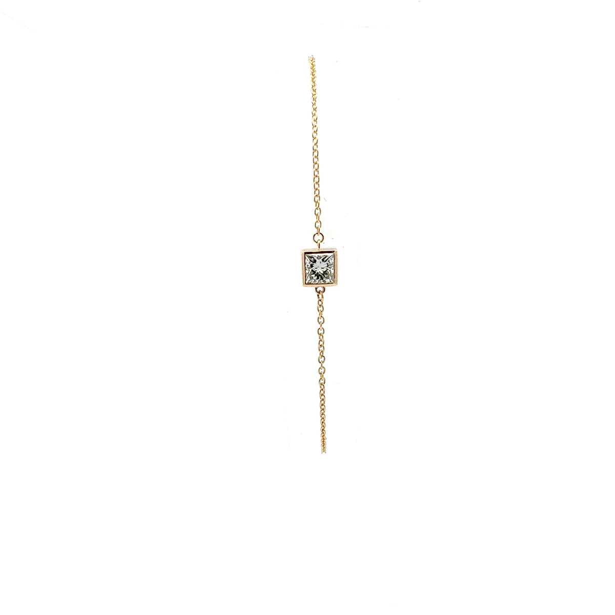 10K Gold Lab Grown Diamond reversible Motif Bracelet