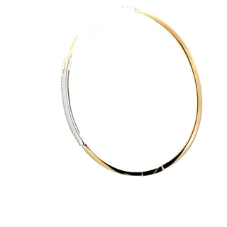 10K Gold Lab Grown Diamond Bangle