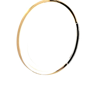 10K Gold Lab Grown Diamond Bangle