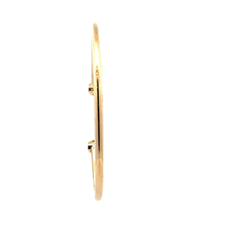 10K Gold Lab Grown Diamond Tension Set Bangle