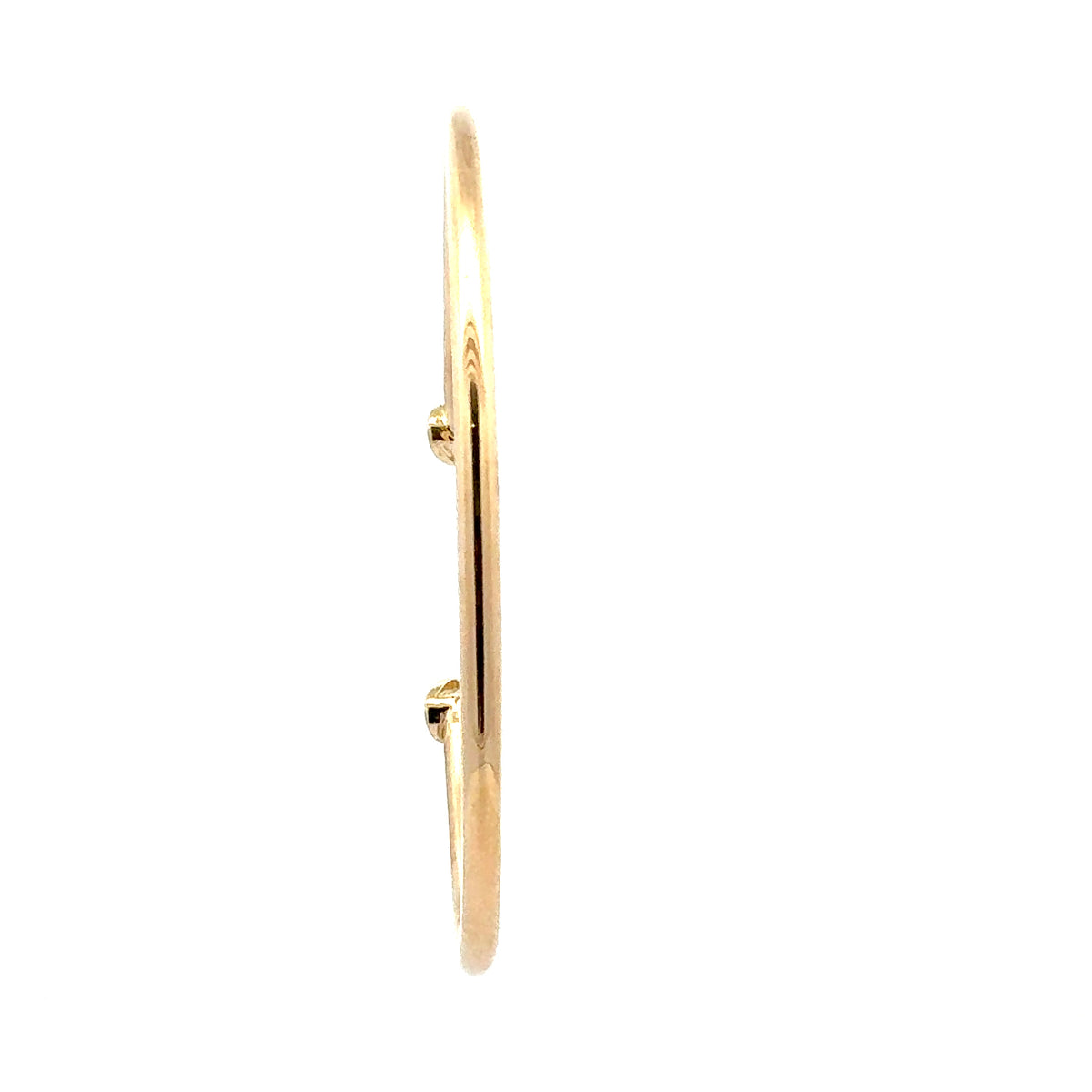 10K Gold Lab Grown Diamond Tension Set Bangle