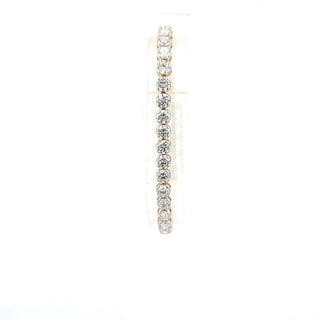 10K Gold 10cttw Lab Grown Diamond Tennis Bracelet