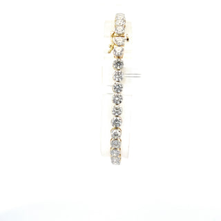 10K Gold 10cttw Lab Grown Diamond Tennis Bracelet