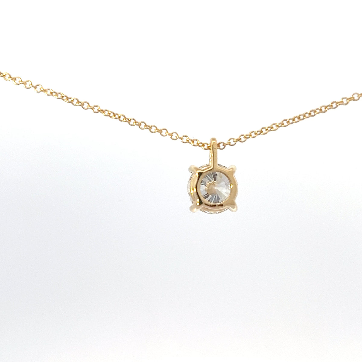14K Yellow Gold 1.51ct Lab Grown Diamond Necklace