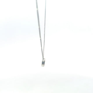 925 Sterling Silver Lab Grown Diamond  Pendant Necklace