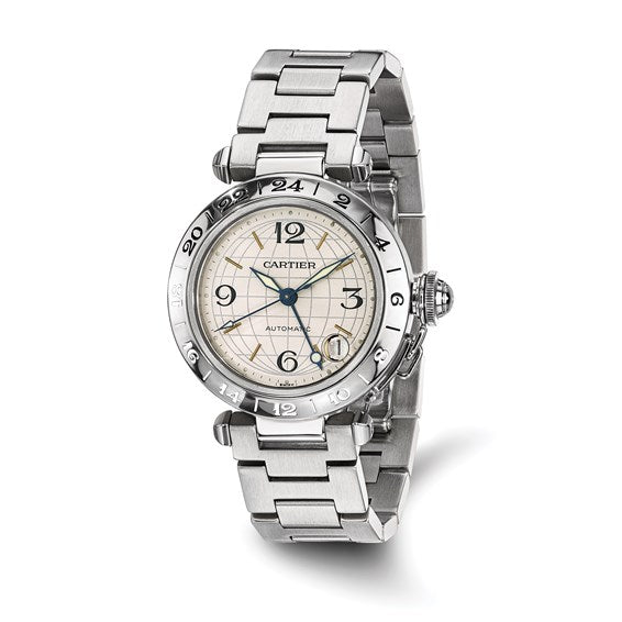 Reloj Cartier Pasha C automático GMT para hombre de segunda mano