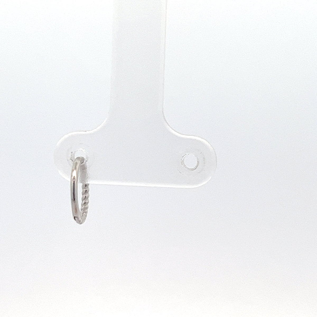 14KYellow Gold Beaded Hugger Earrings single