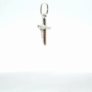 925 Sterling Silver 20mm x 12mm Crucifix Cross Pendant Charm