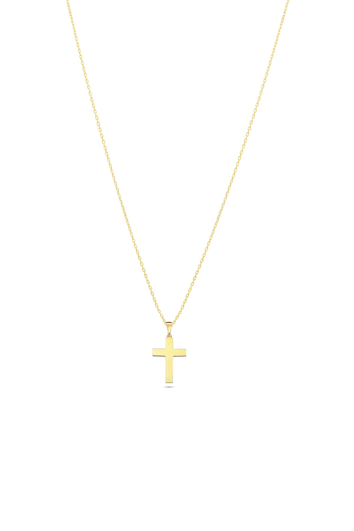 10K Yellow Gold Cross Charm