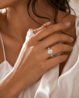 14K Gold 2.25cttw Lab Grown Engagement Ring