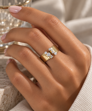 10K Yellow Gold 0.50cttw Canadian Diamond Ring