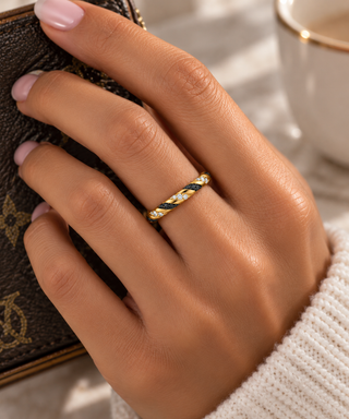 10K Yellow Gold 0.21cttw Canadian Diamond Ring