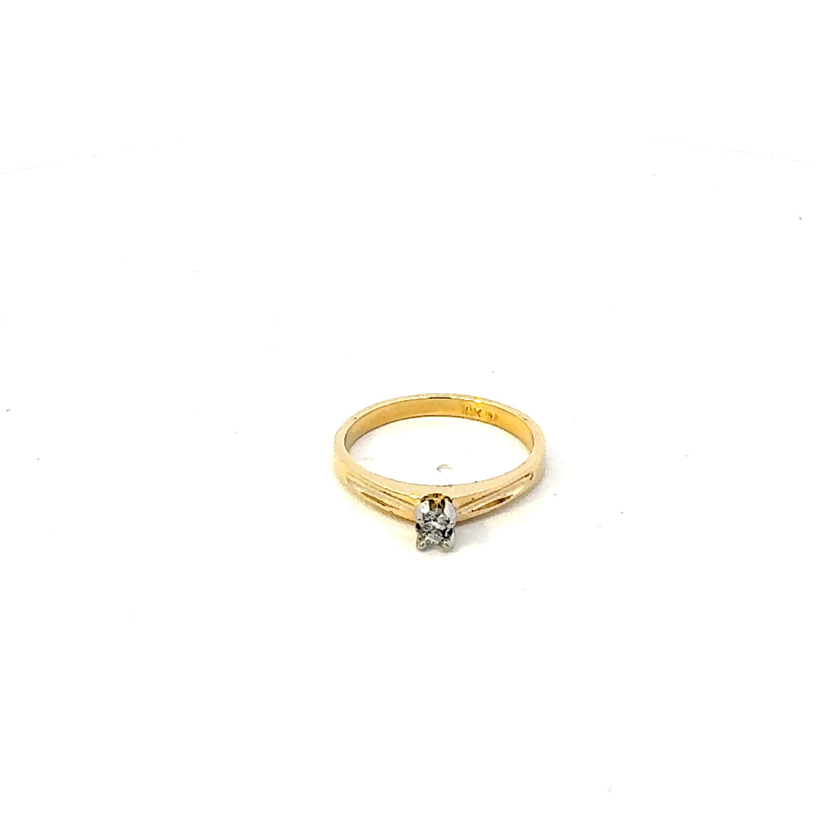 10K 0.12cttw Lab Grown Diamond Ring