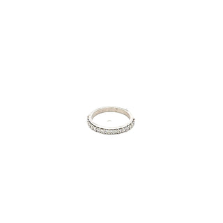 14K White Gold 0.38cttw Diamond Band, Size 6