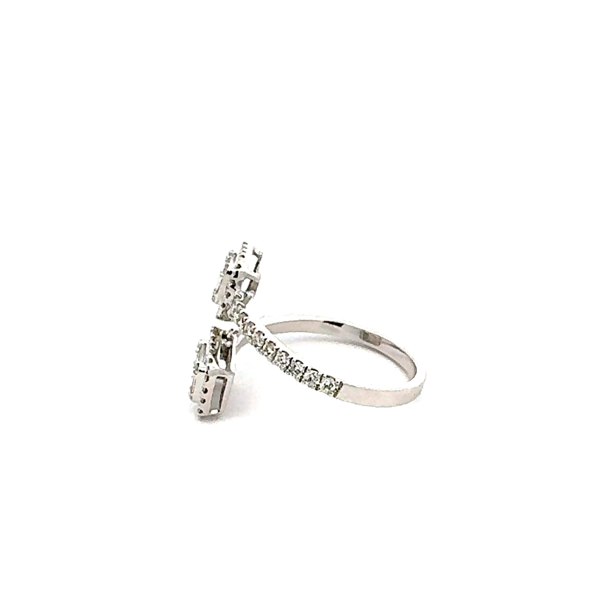 14K White Gold 0.74 cttw White Diamond Band