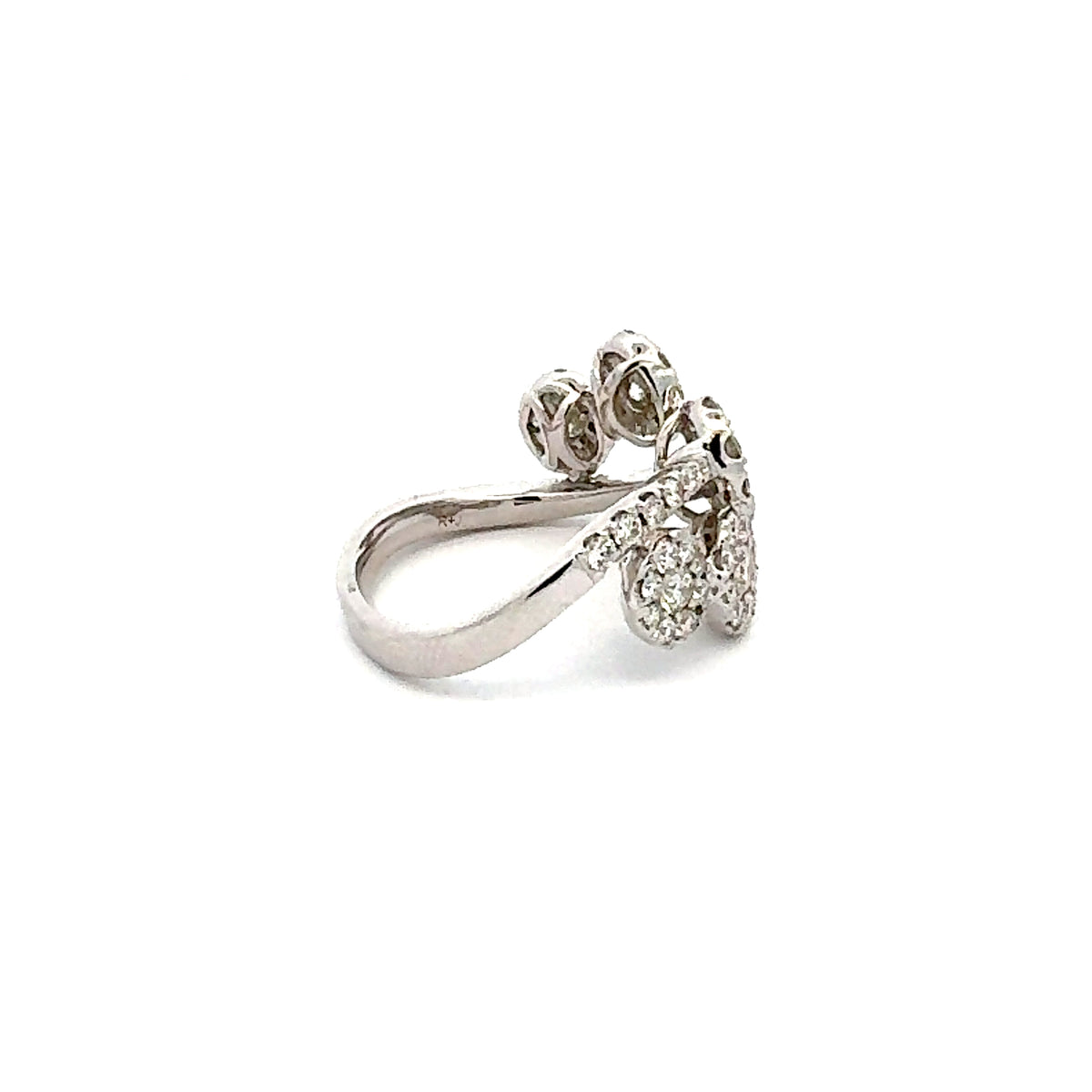 14K White Gold 1.41 cttw White Diamond Ring
