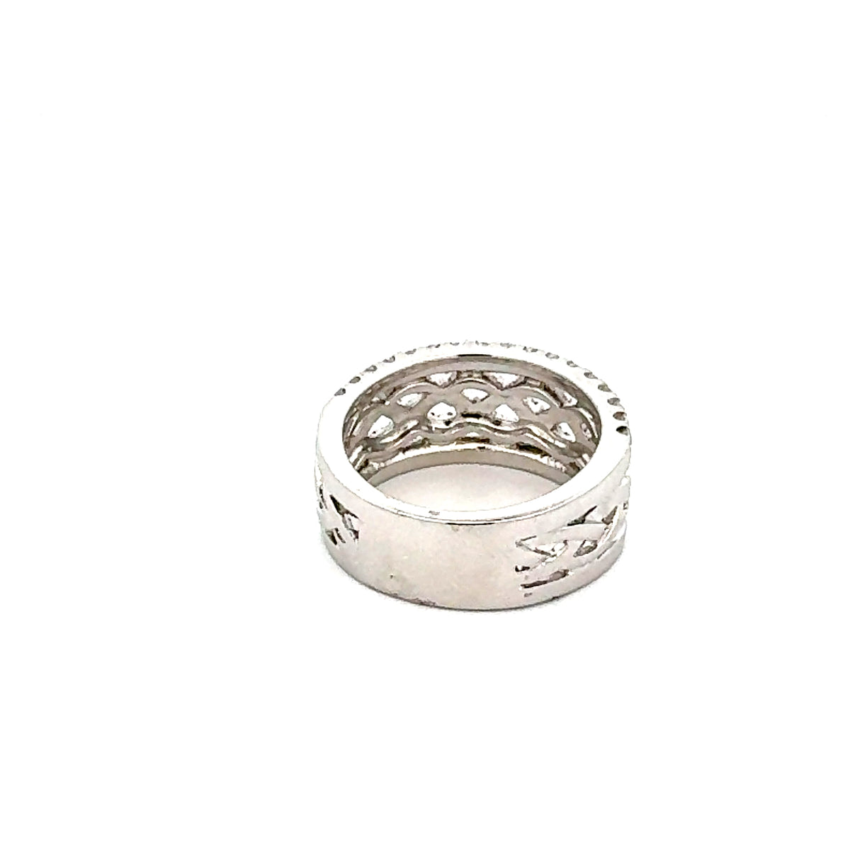 14K White Gold 1.04 cttw White Diamond Ring