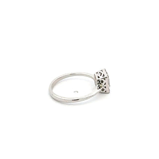 14K White Gold 0.27 cttw White Diamond Ring