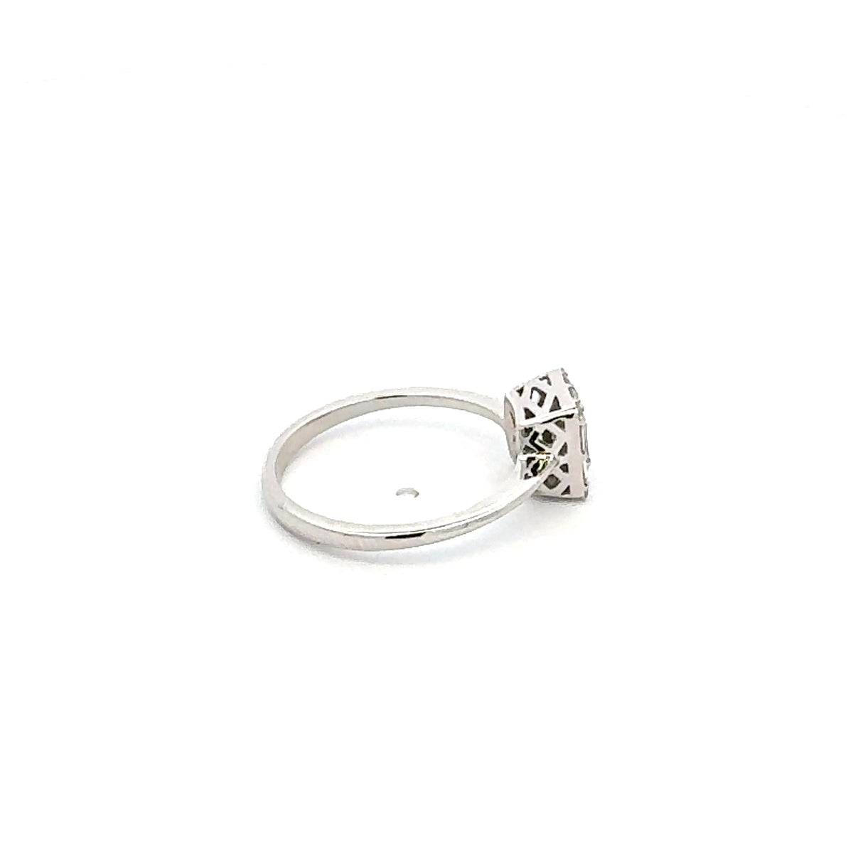 14K White Gold 0.27 cttw White Diamond Ring