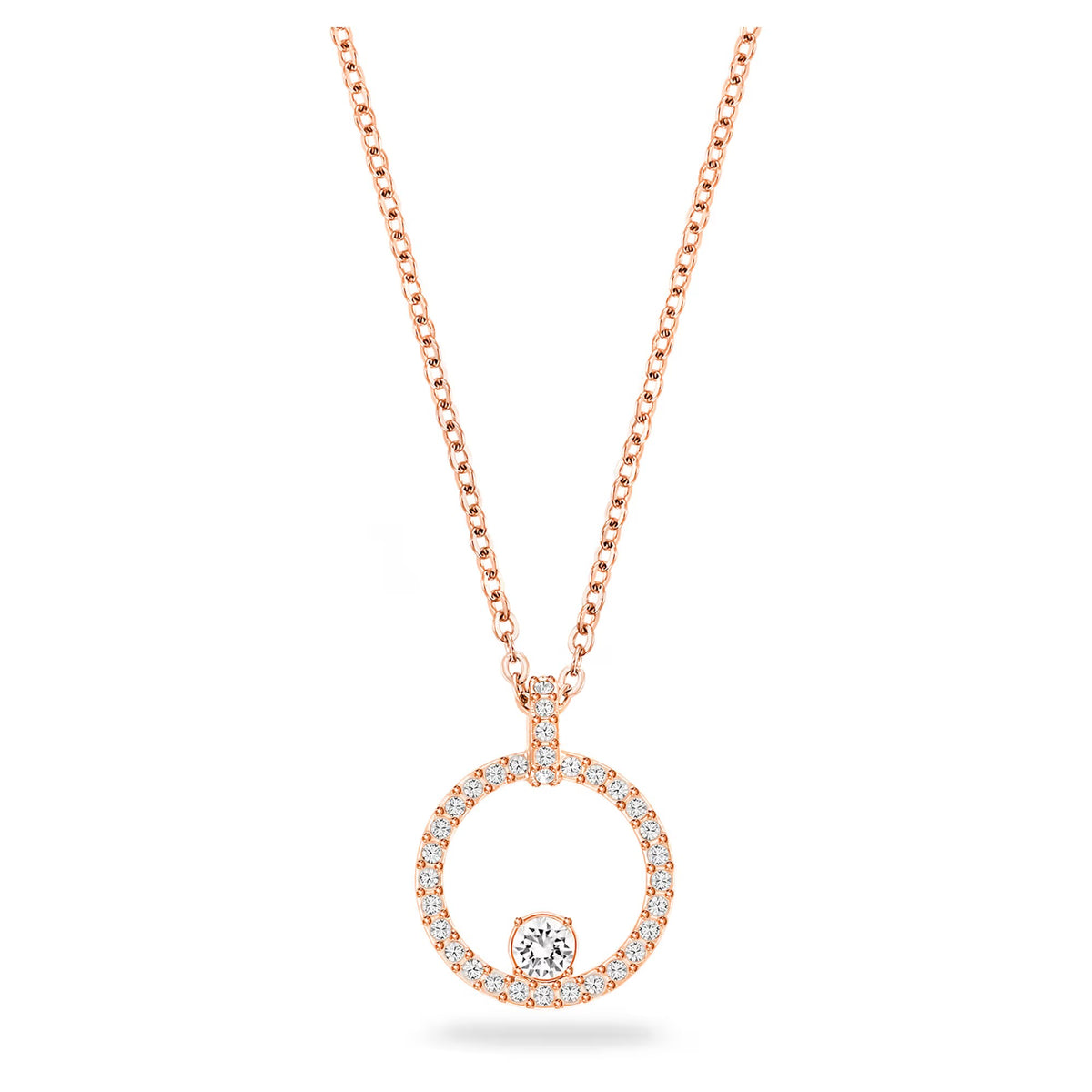 Swarovski Constella pendant, White, Rose gold-tone plated 5202446