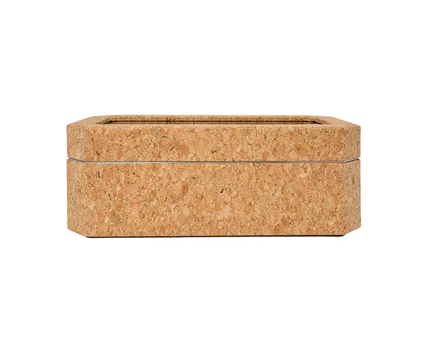 Caja de reloj Cortica de 4 piezas 