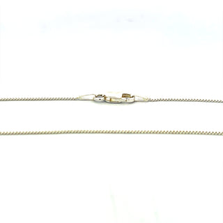925 Sterling Silver 1.0mm Curb Chain, Lobster Clasp