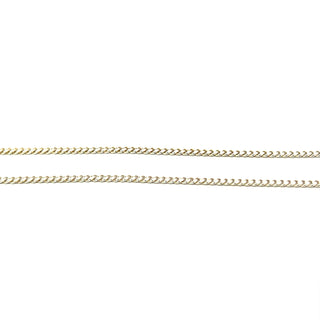 925 Sterling Silver 2.15mm Curb Chain, 18"