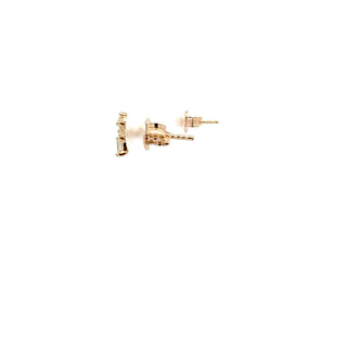 10K Yellow Gold 0.30cttw Lab Grown Diamond Earrings