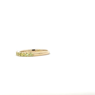 10K Yellow Gold Peridot Ring