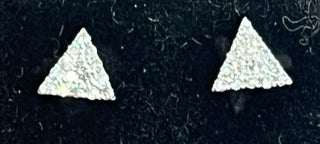 14K 0.10cttw Diamond Triangle Stud Earrings