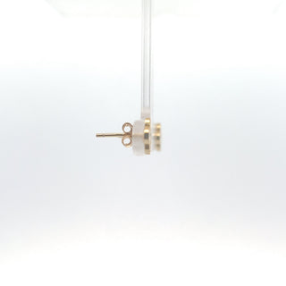 925 Silver - Gold Plated Clover Necklace and Earrings Set