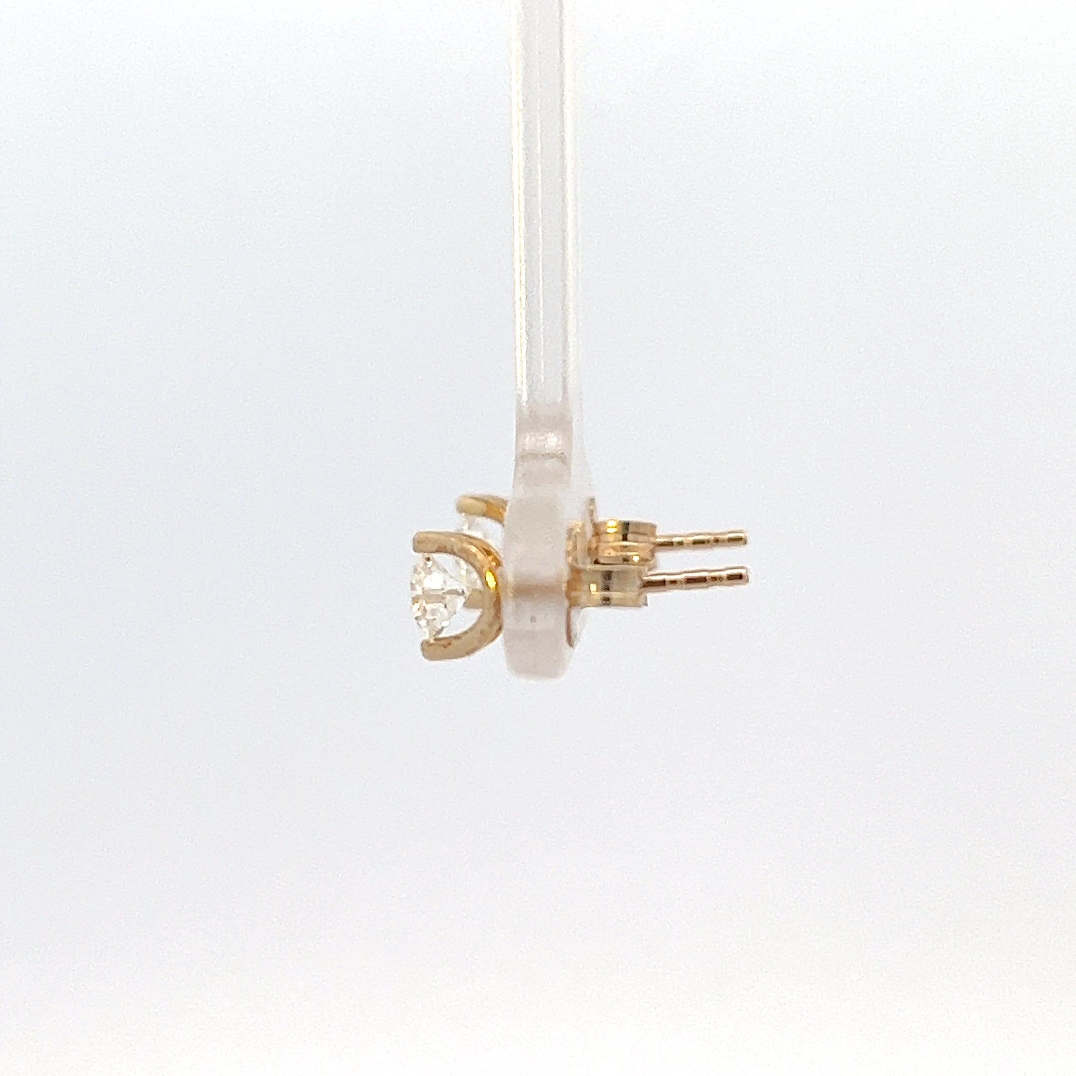 10K Yellow Gold 0.40cttw Lab Grown Diamond Earrings 