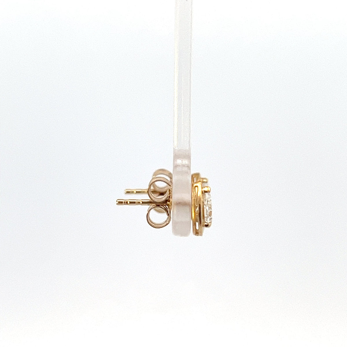 10K Yellow Gold 0.46cttw Lab Grown Pear Cut Diamond Earrings