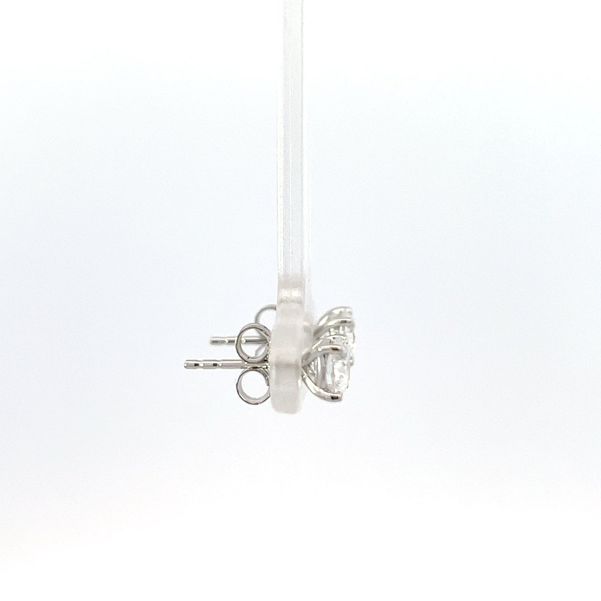 14K White Gold 1.00cttw Lab Grown Diamond Earrings