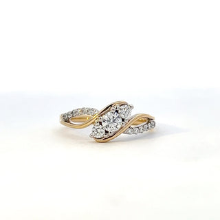 14K Yellow Gold 0.50cttw Canadian Diamond Ring