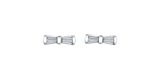 10K White Gold 0.12cttw Diamond Earrings