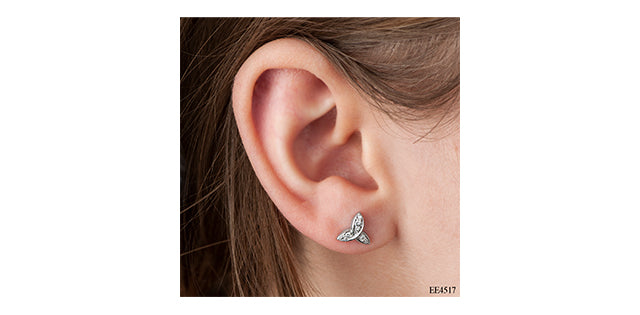 10K White Gold 0.15cttw Diamond Earrings