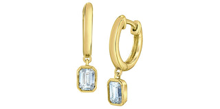 10K Yellow Gold Lab-Grown Diamond Earrings