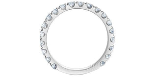 14K White Gold 0.75cttw Lab Grown Diamond Band