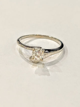 10K White Gold 0.30 ct Diamond Ring