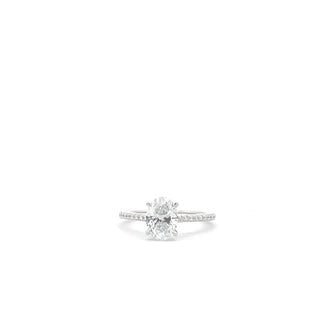 14K White Gold 1.76 cttw Lab Grown Diamond Engagement Ring