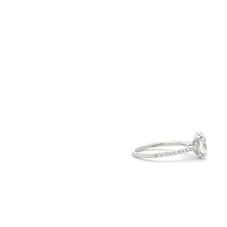 14K White Gold 1.76 cttw Lab Grown Diamond Engagement Ring