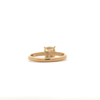 18K Yellow Gold 1.00ct Lab Grown Diamond Ring with Hidden Halo