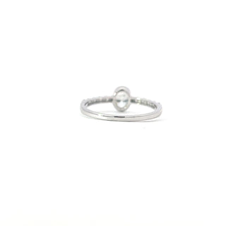 10K White Gold Lab Grown Diamond Ring