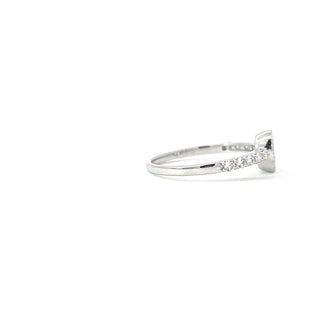 10K White Gold Lab Grown Diamond Ring