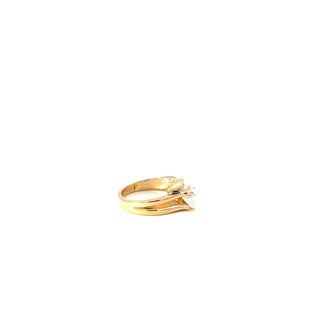 14K Yellow Gold Lab Grown Diamond Ring